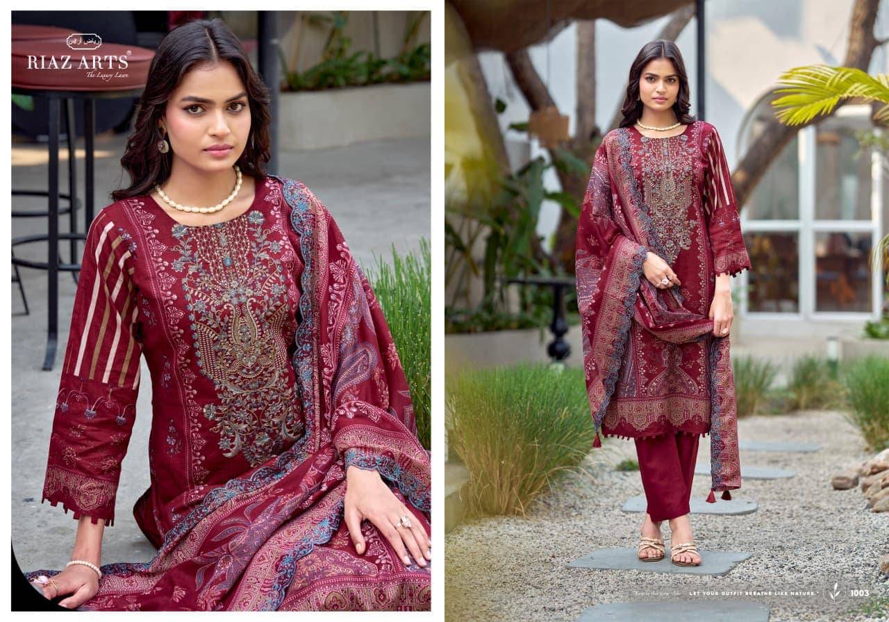 BIN SAEED BY RIAZ ARTS 1001 TO 1006 Series Beautiful Festive Suits Stylish Fancy Colorful Casual Wear & Ethnic Wear Cotton Cambric Lawn Print Dresses At Wholesale Price